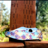 Spyderco Yojimbo 2 - Puzzle Pieces - Annealed MOPA Colors - Laser Engraved Titanium Scales - EDC Gear - Fully Installed Knife Option