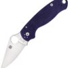Spyderco PM3 Comp Lock - Satin Blade - CPM S110V - Blue G-10 - EDC Knife - NIB