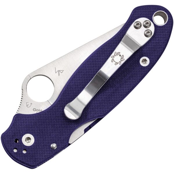 Spyderco PM3 Comp Lock - Satin Blade - CPM S110V - Blue G-10 - EDC Knife - NIB
