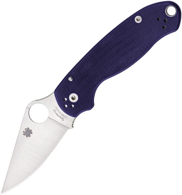Spyderco PM3 Comp Lock - Satin Blade - CPM S110V - Blue G-10 - EDC Knife - NIB