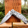 Kershaw Zing - Leaf Scroll - Fiber Laser Engraved - Stainless Steel - EDC Knife - NIB