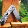Civivi Elementum - Kryptek - Deep Laser Engraved Titanium Knife Scales - EDC Gear - Knife Install Optional