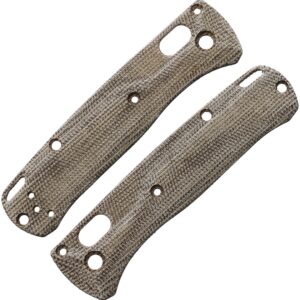 MINI Bugout Crossfade - Micarta Scales - Natural Canvas - Flytanium Gear