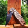Spyderco PM2 Copper - Kraken Pirate Ship 3.0 - Deep Laser Engraved Copper Knife Scales - EDC Gear - Hardware & Knife Install Options