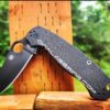 Spyderco PM2 - Topographic Map - Laser Engraved Black G10 Scales - EDC Gear - Knife & Hardware Optional