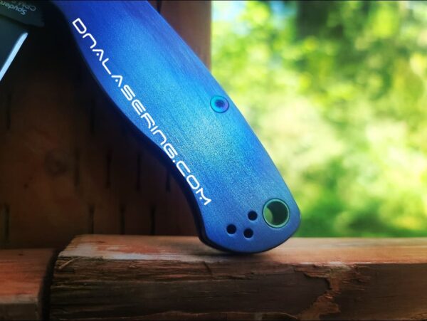 Spyderco PM2 TI - Anodized Titanium Scales & Hardware - Black Blade - EDC Gear - Complete Knife