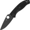 Spyderco Tenacious - Black Blade - 8Cr13MoV - Black FRN Handle - EDC Knife - NIB