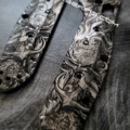 Benchmade 945 MINI Osborne - Kraken VS Pirate Ship - Deep Laser Engraved Titanium Scales - EDC Gear *Scales Only* - Image 3