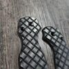 Spyderco PM2 TI - Basket Weave - Deep Laser Engraved Titanium PM2 Knife Scales - EDC Gear - Knife & Hardware Optional