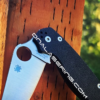Spyderco PM2 - Seigaiha Waves - Laser Engraved Black G10 Scales - EDC Gear - Knife & Hardware Optional