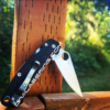 Spyderco PM2 - Seigaiha Waves - Laser Engraved Black G10 Scales - EDC Gear - Knife & Hardware Optional