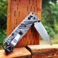 LynchNW Benchmade - Galactic Empire - Deep Laser Engraved Titanium - Deep Carry Pocket Clip - Emerson - Protech -  Blacksmith, Sandwash, or Satin Finish - Image 2