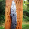 Kershaw Gravel - Compass Rose - Topographic - Deep Fiber Laser Engraved - EDC Knife - Stainless Steel - NIB