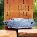 Kershaw Gravel - Compass Rose - Topographic - Deep Fiber Laser Engraved - EDC Knife - Stainless Steel - NIB - Image 2