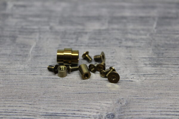 Spyderco PM2 - Titanium Hardware Kit - Anodized Blue or Bronze