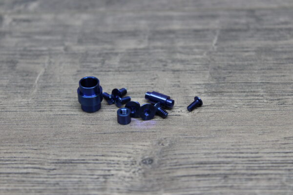 Spyderco PM3 - Titanium Hardware Kit - Anodized Blue or Bronze