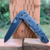 Benchmade 940 Osborne - Topographic Map - Laser Engraved DLC Titanium Scales - EDC Gear *Scales/Handles Only*
