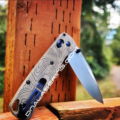 Benchmade Bugout - Topographic Map - Laser Engraved - Desert Tan G-10 Knife Scales - EDC Gear *Scales Only* - Image 3