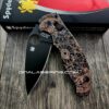 Spyderco Manix 2 - Shipwreck Patina - Goonies Map - Deep Laser Engraved - Copper Knife Scales - EDC Gear *Knife Install Optional*