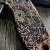 Spyderco Manix 2 - Shipwreck Patina - Goonies Map - Deep Laser Engraved - Copper Knife Scales - EDC Gear *Knife Install Optional*