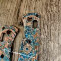MINI Benchmade Bugout - Shipwreck Patina - Goonies Map - Laser Engraved Copper Knife Scales - EDC Gear *Scales Only* - Image 3