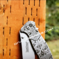 Kershaw Zing - Nordic Runes - Viking - Celtic - Fiber Laser Engraved - Stainless Steel - EDC Knife - NIB - Image 3