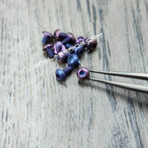 Benchmade Bugout - Body Screws Kit - Titanium - Anodize Blurple - Flytanium Gear