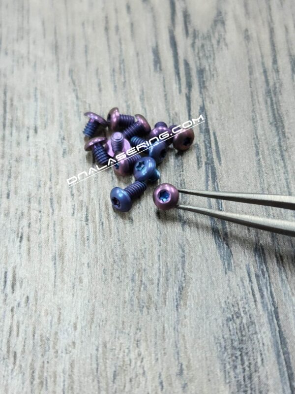 Benchmade Bugout - Body Screws Kit - Titanium - Anodize Blurple - Flytanium Gear