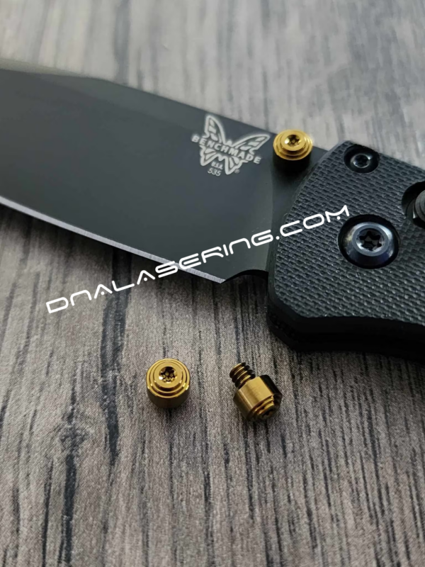 Benchmade Knives - Titanium Thumbstud - Bronze Anodized - Bugout - 940 - 945 - Griptilian - EDC Gear