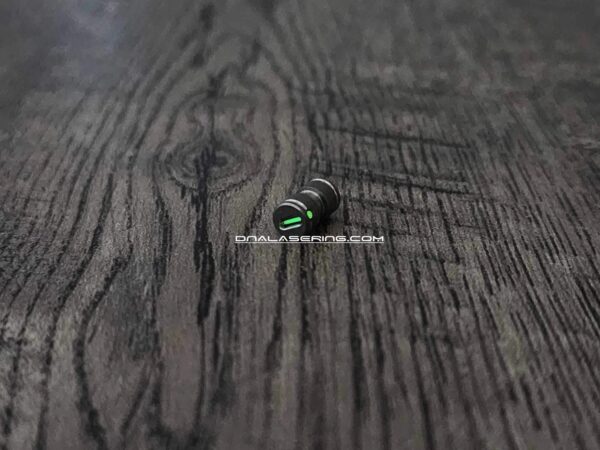 Benchmade - GREEN Glow - Titanium Thumb Stud - Satin Finish - Flytanium Gear