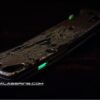 Benchmade Bugout - GREEN Glow - Tritium Titanium Backspacer - Satin Finish - Flytanium Gear
