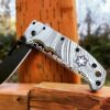 Beskar Ingot - Mando - Demko AD 20.5 - Laser Engraved Aluminum Scales - EDC Gear - Scales ONLY