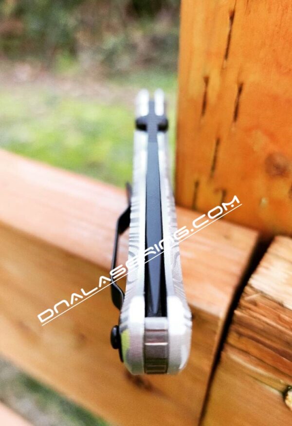 Beskar Ingot - Mando - Demko AD 20.5 - Laser Engraved Aluminum Scales - EDC Gear - Scales ONLY