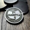 WU-TANG - Deep Laser Engraved Titanium Coin - Polished Finish