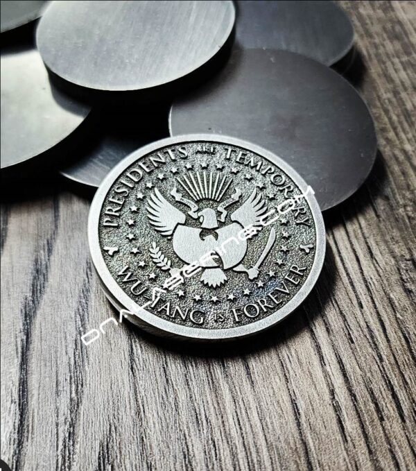 WU-TANG - Deep Laser Engraved Titanium Coin - Polished Finish