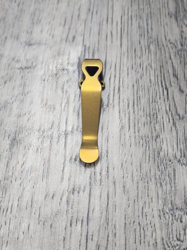 LynchNW Benchmade - Standard - Anodized Titanium - Deep Carry Pocket Clip - Ano Finish - Bronze - MADE In USA