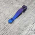 LynchNW Benchmade - Standard - Anodized Titanium - Deep Carry Pocket Clip - Ano Finish - Blurple - MADE In USA - Image 2