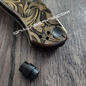 Spyderco Para Military 2 or Para 3 - Custom Lanyard Plug - Stainless Steel - Black - EDC Gear - PM2 - PM3