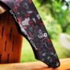 Spyderco YoJumbo - Red Shred - Carbon Fiber Knife Scales - EDC Gear