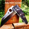 Spyderco YoJumbo - Red Shred - Carbon Fiber Knife Scales - EDC Gear