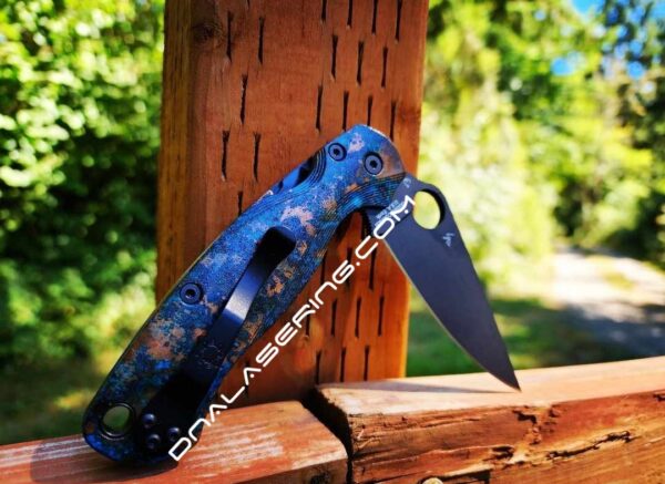 Spyderco PM2 Lotus Copper - Shipwreck Patina - Copper Scales - EDC Gear - Hardware & Knife Install Options