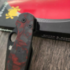 Spyderco PM2 – Red Shred – Carbon Fiber Paramilitary 2 Knife Scales – EDC Gear - Optional Hardware & Knife Install