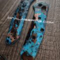 Shipwreck Patina - Benchmade 945 MINI Osborne - Copper Scales & Backspacer - Flytanium Gear - Image 3