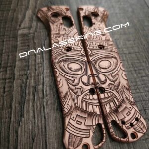 Spyderco PM2 Lotus Scales - G10 - Blue, Black, Red, & Orange Color Options - Flytanium Gear