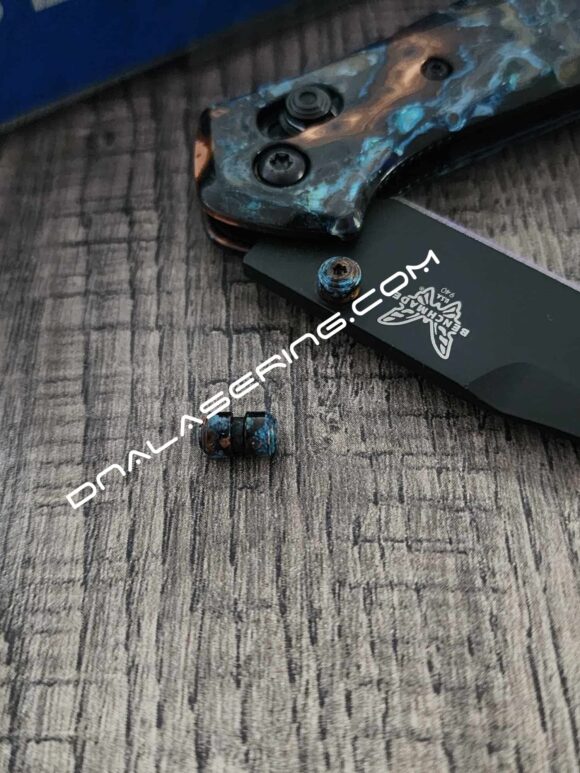 Benchmade Knives Copper Thumbstud Kit - Shipwreck Patina Finish - Bugout - 940 - 945 - Griptilian - EDC Gear - Image 2