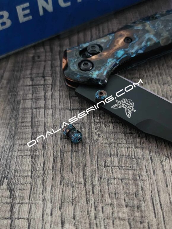 Benchmade Knives Copper Thumbstud Kit - Shipwreck Patina Finish - Bugout - 940 - 945 - Griptilian - EDC Gear - Image 3