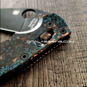 Spyderco Manix 2 - Ball Cage Lock - Copper with Shipwreck Patina - Flytanium Gear