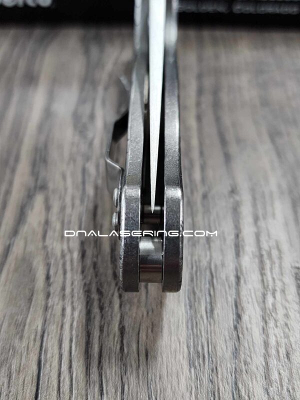 Spyderco PM3 TI - Predator - Deep Laser Engraved Titanium Para 3 Knife Scales - EDC Gear - Hardware & Knife Install Options