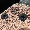 Spyderco PM2 - Viking Runes - NEW Relief Engraving Style - Deep Laser Engraved - Copper Knife Scales - EDC Gear - Knife & Hardware Optional