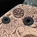 Spyderco PM2 - Viking Runes - NEW Relief Engraving Style - Deep Laser Engraved - Copper Knife Scales - EDC Gear - Knife & Hardware Optional - Image 2
